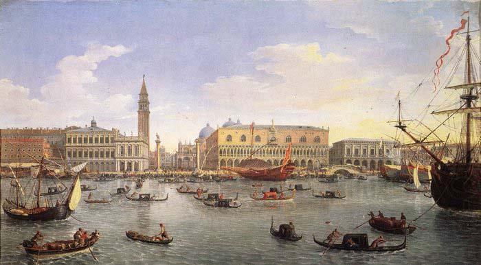 Gaspar Van Wittel The Molo Seen from the Bacino di San Marco 1697 china oil painting image